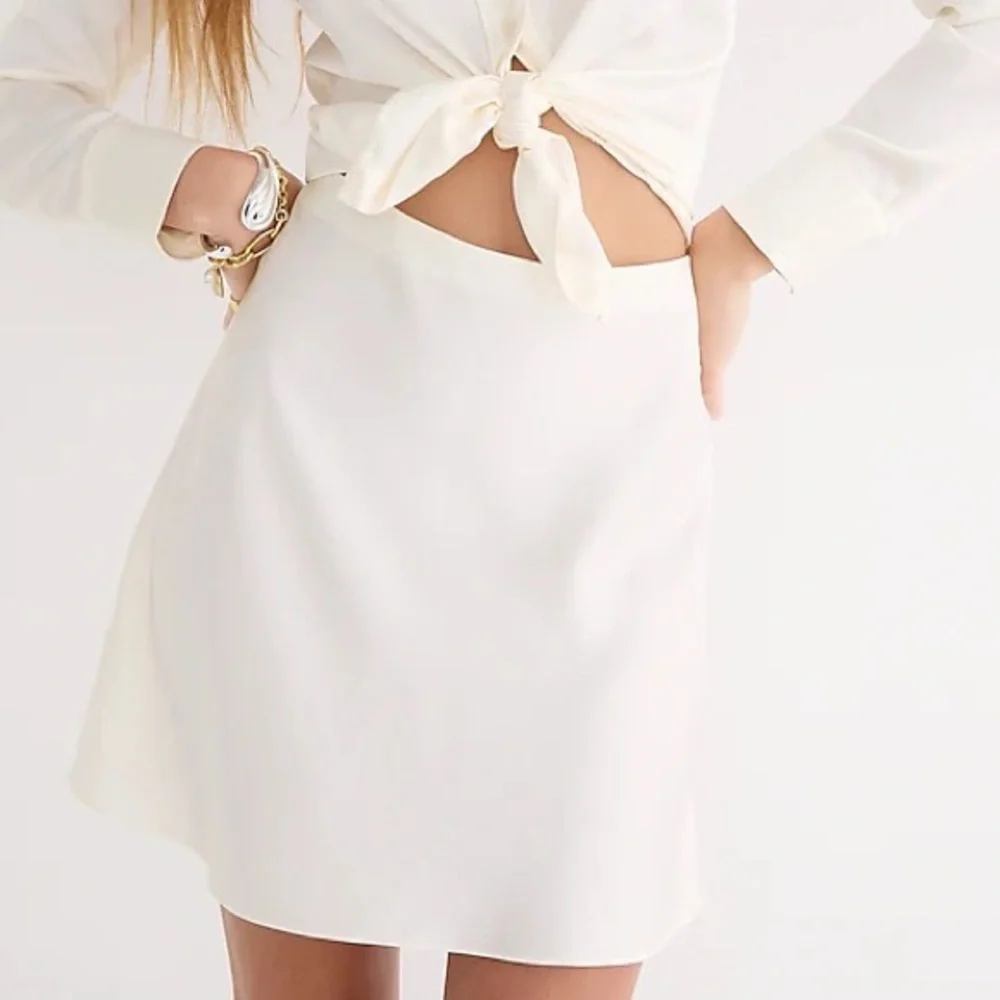 J.Crew Gwen mini slip skirt